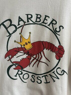 Vintage 90s Barbers Crossing Restaurant Massachusetts T-shirt Single Stitch L